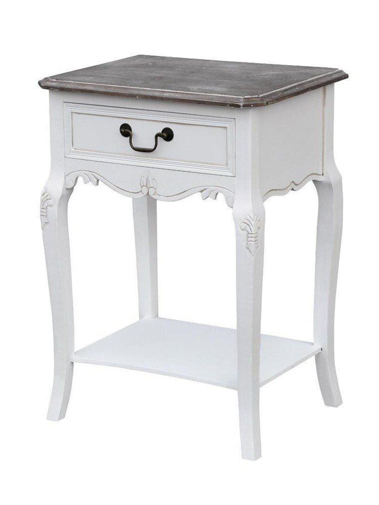 Rimini White RIW019 Noční stolek