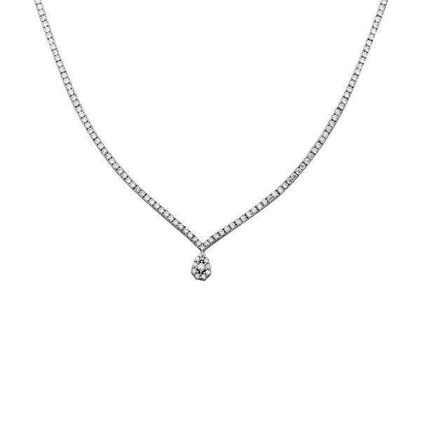 Náhrdelník se syntetickými kameny 376-226-0019 45-6.15g