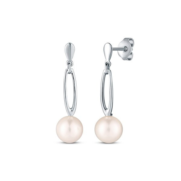 Náušnice s perlou 335-288-711182 2.85g