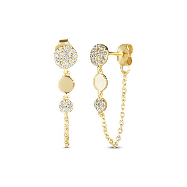 Náušnice se syntetickými kameny 636-596-536300-0000