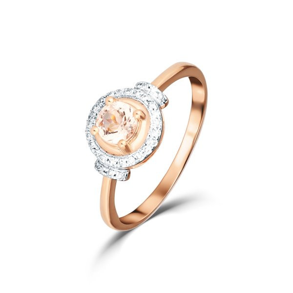 Prsten s morganitem 524-958-MO51 55-2.90g