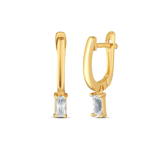 Náušnice se syntetickými kameny 236-532-007947 2.20g