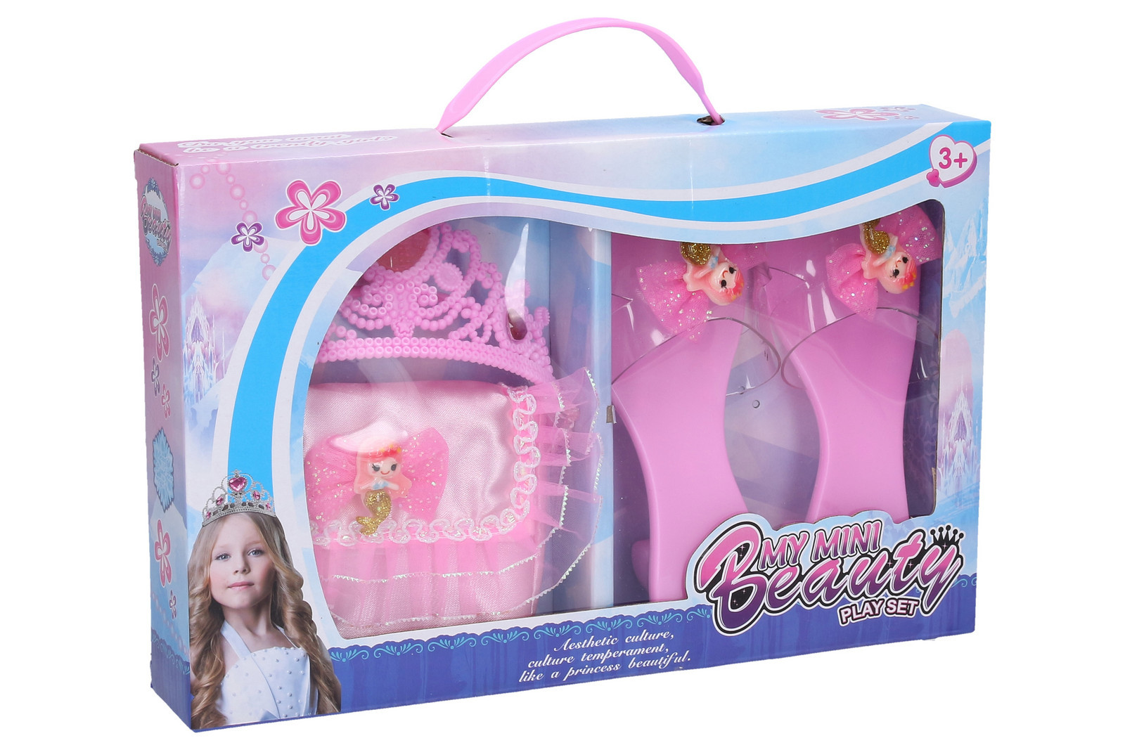 Set princezna růžový 18cm