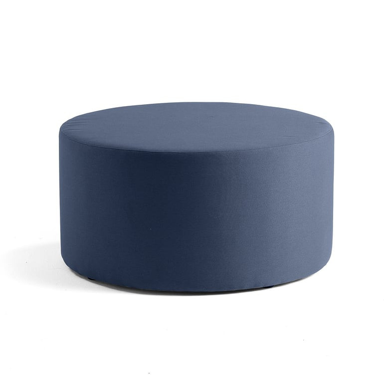 Taburet CASUAL, potah ETNA, Ø 1000 mm, modrá