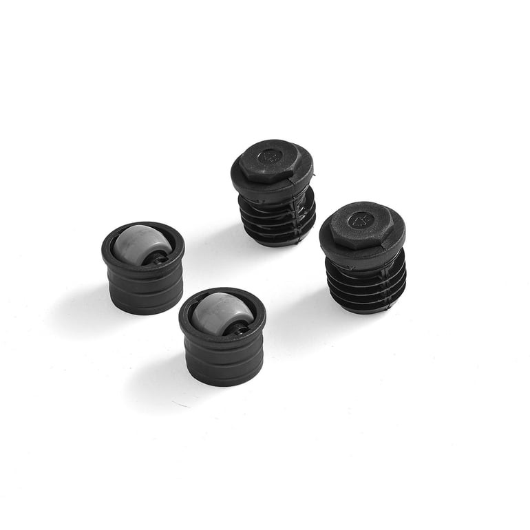 Sada nohou a koleček SONITUS/BORÅS, 2 nastavitelné nohy, 2 kolečka