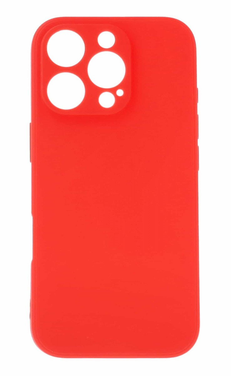 Kryt TopQ Pastel iPhone 16 Pro červený 124906