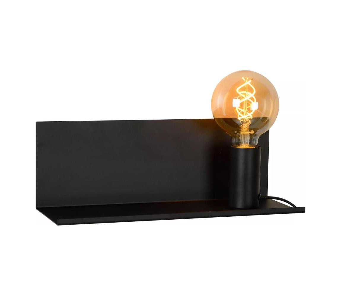Lucide Lucide 06218/01/30 - Nástěnné svítidlo SEBO 1xE27/40W/230V černá
