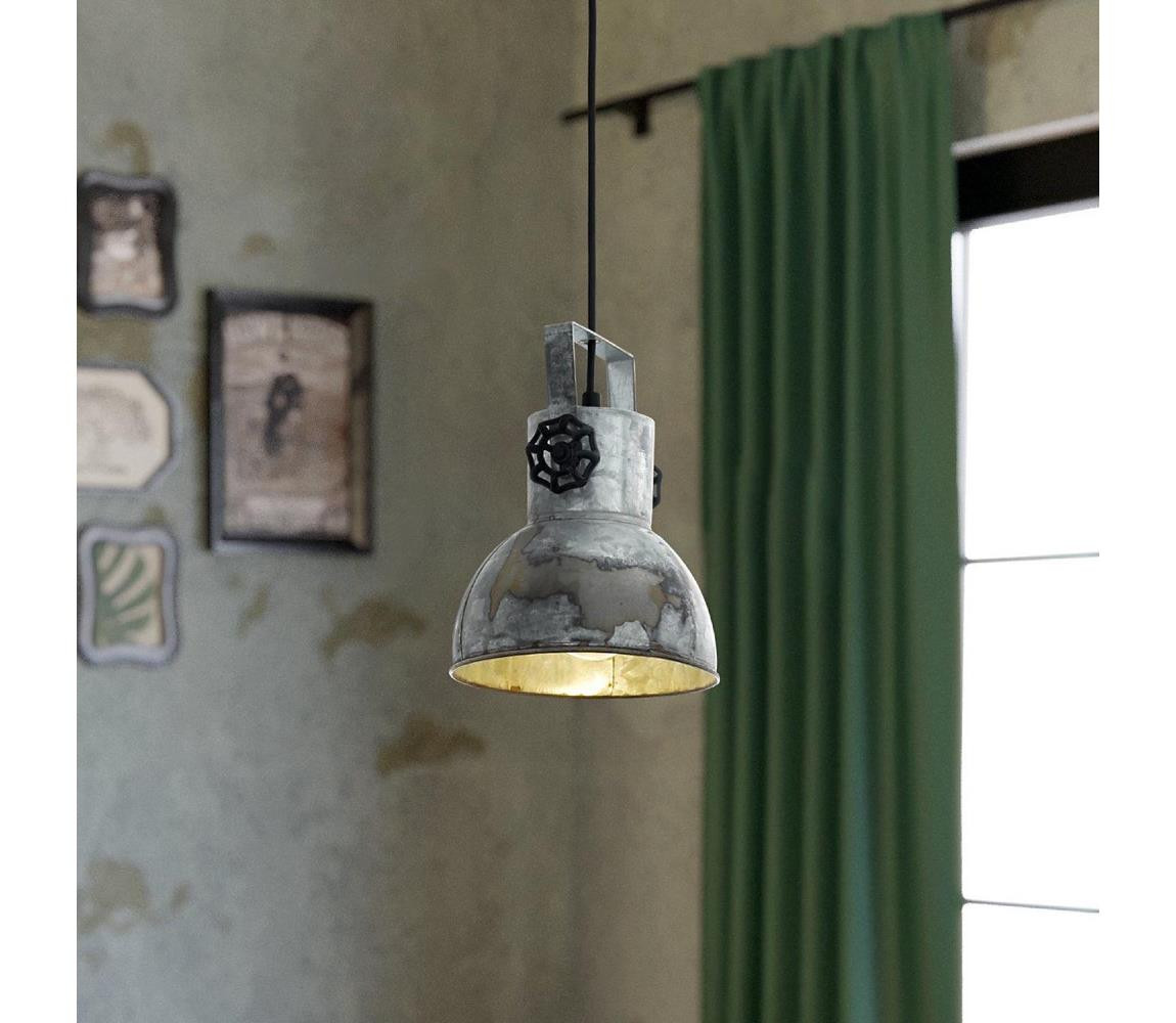 Eglo Eglo 49619 - Lustr na lanku BARNSTAPLE 1xE27/40W/230V