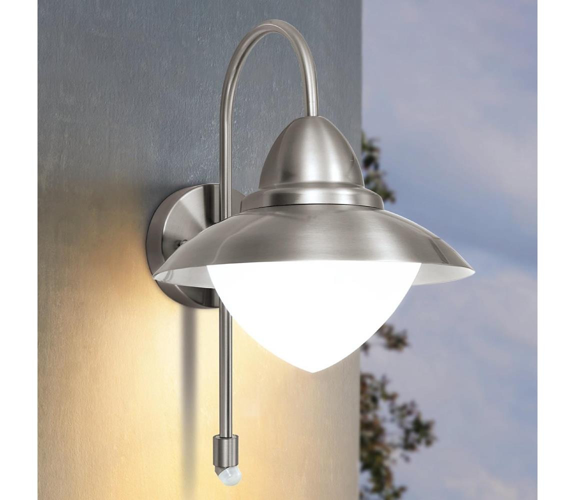 Eglo EGLO 87105 - Venkovní senzorové nástěnné svítidlo SIDNEY 1xE27/60W IP44