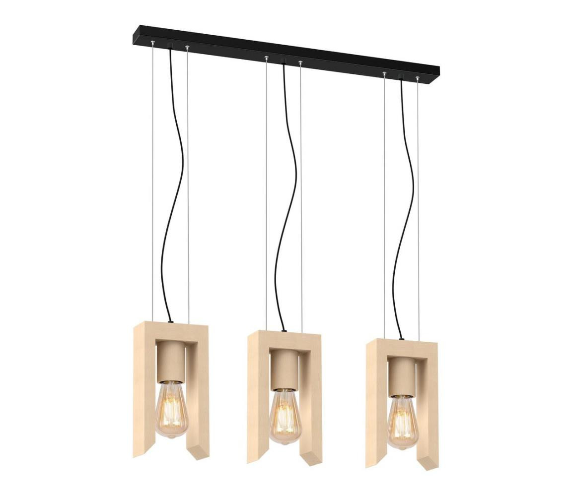 Lustr na lanku VINCENZO 3xE27/60W/230V