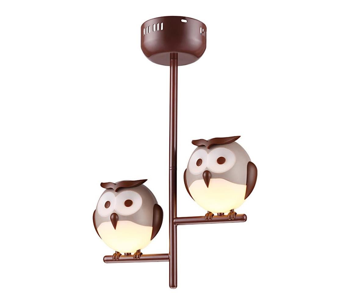 Dětské stropní svítidlo 2xG9/6W/230V sova