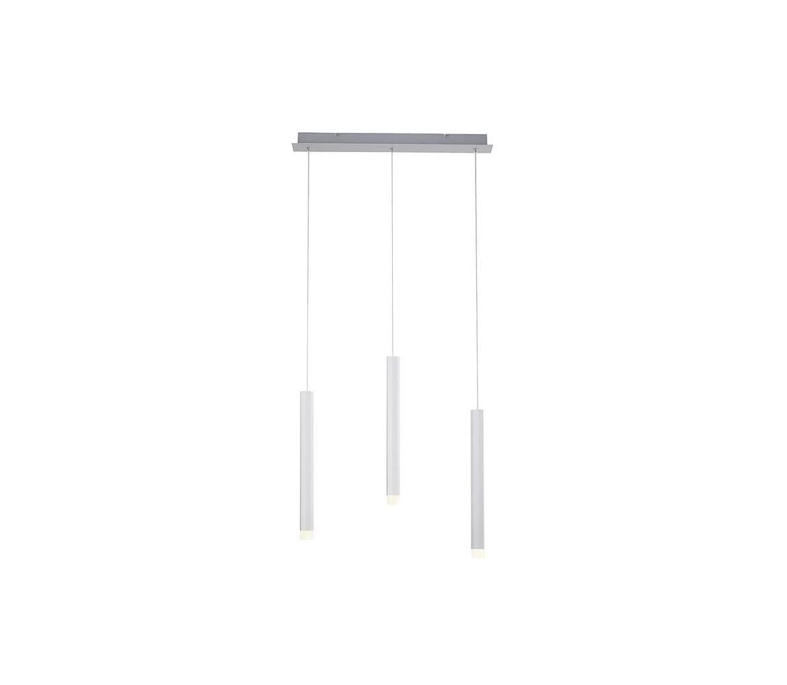 Leuchten Direkt Leuchten Direkt 15203-95 - LED Lustr na lanku BRUNO 3xLED/4,8W/230V bílá