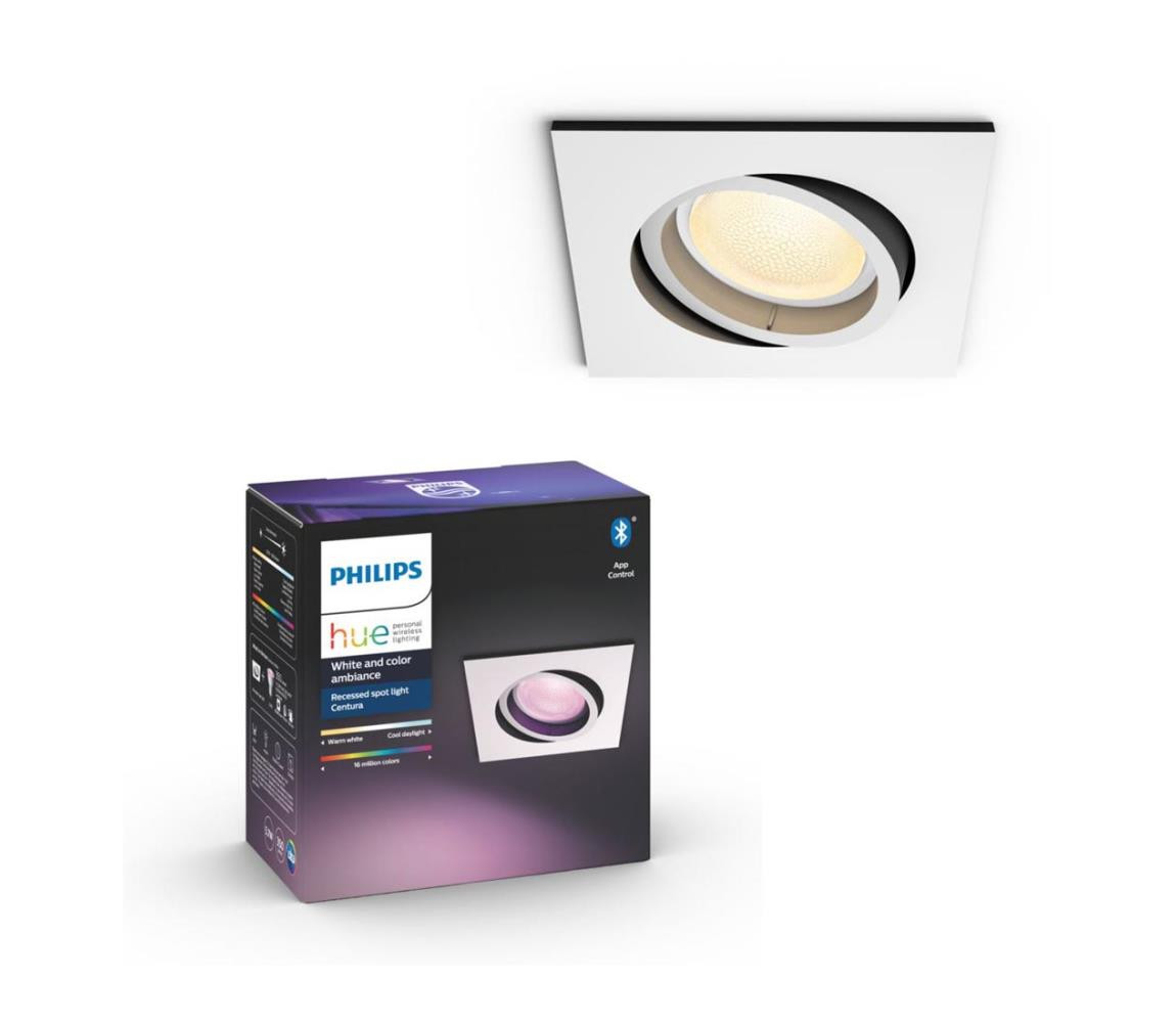 Philips Philips 50551/31/P7 - LED RGB Podhledové svítidlo Hue CENTURA 1xGU10/5,7W/230V