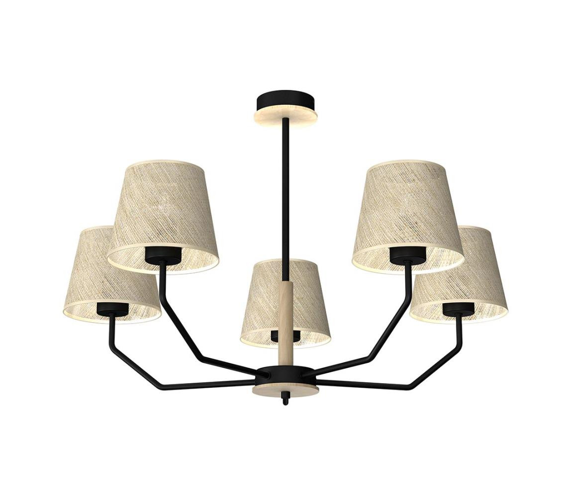 Lustr na tyči ETNA 5xE27/60W/230V