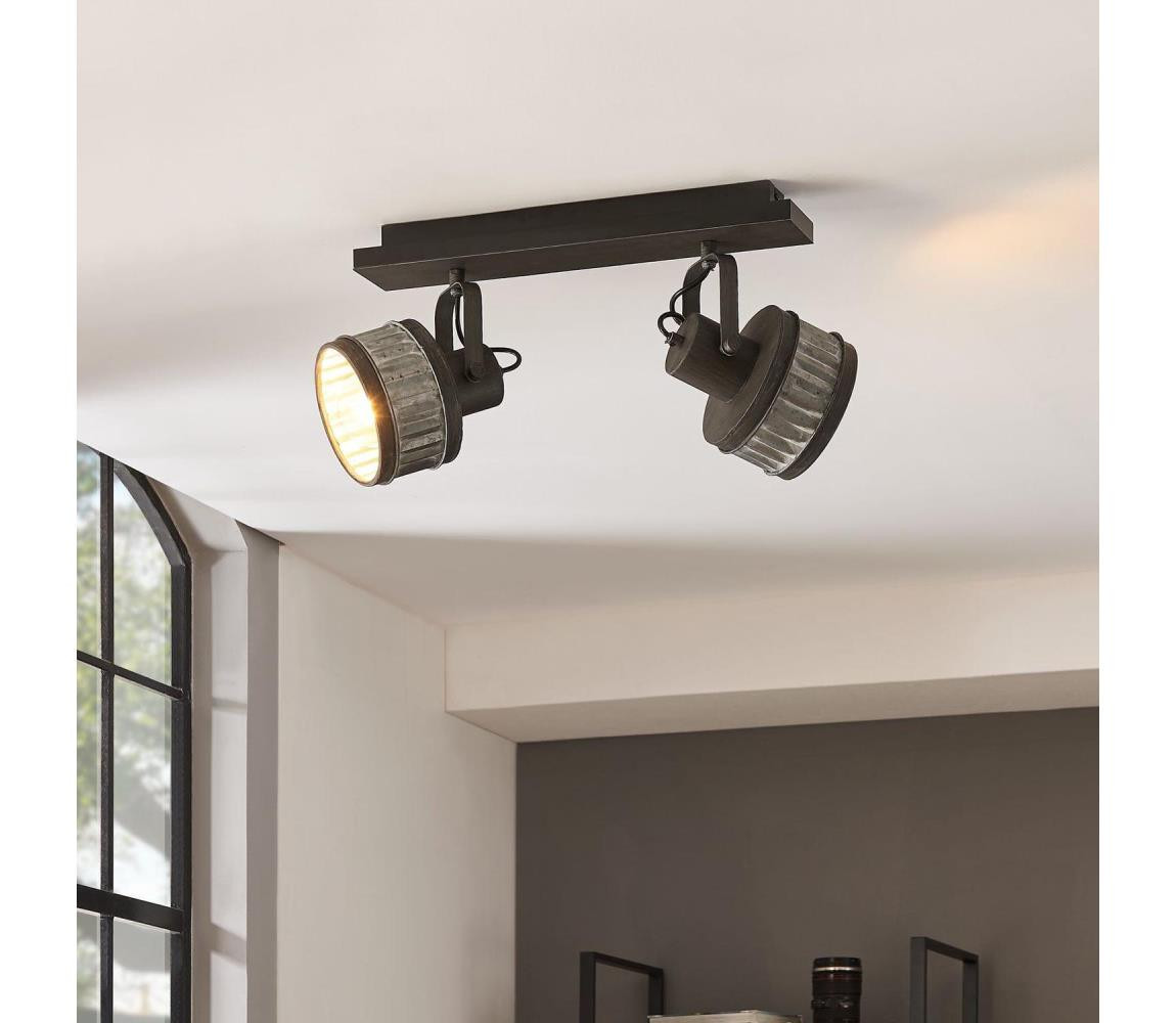 Eglo Eglo 43445 - Bodové svítidlo TURROCK 2xE27/28W/230V