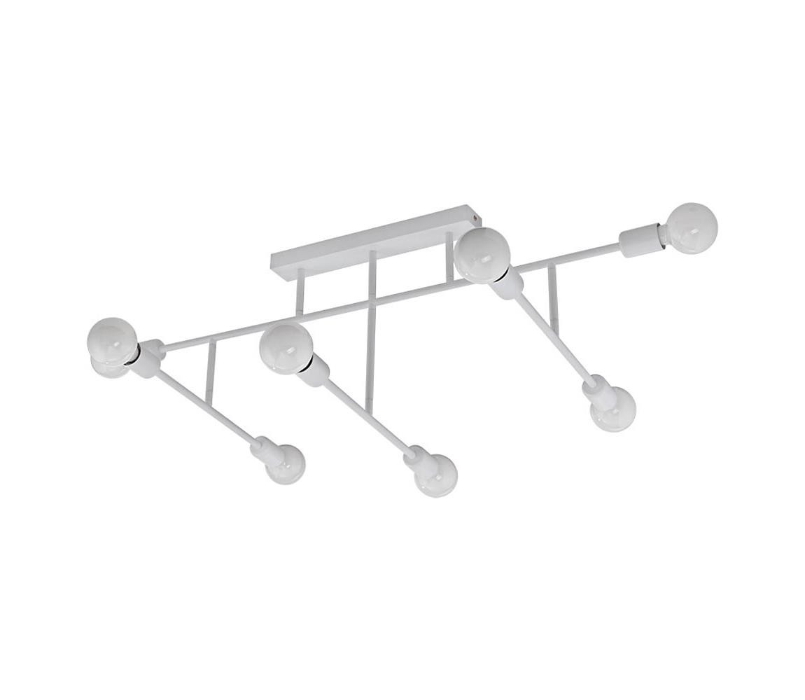 Eglo Eglo 98033 - Přisazený lustr BELSIANA 8xE27/40W/230V bílá