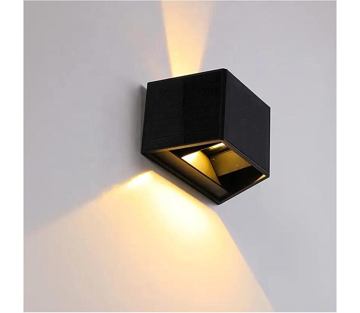 08489L - LED Solární nástěnné svítidlo se senzorem LED/2W/5V IP54