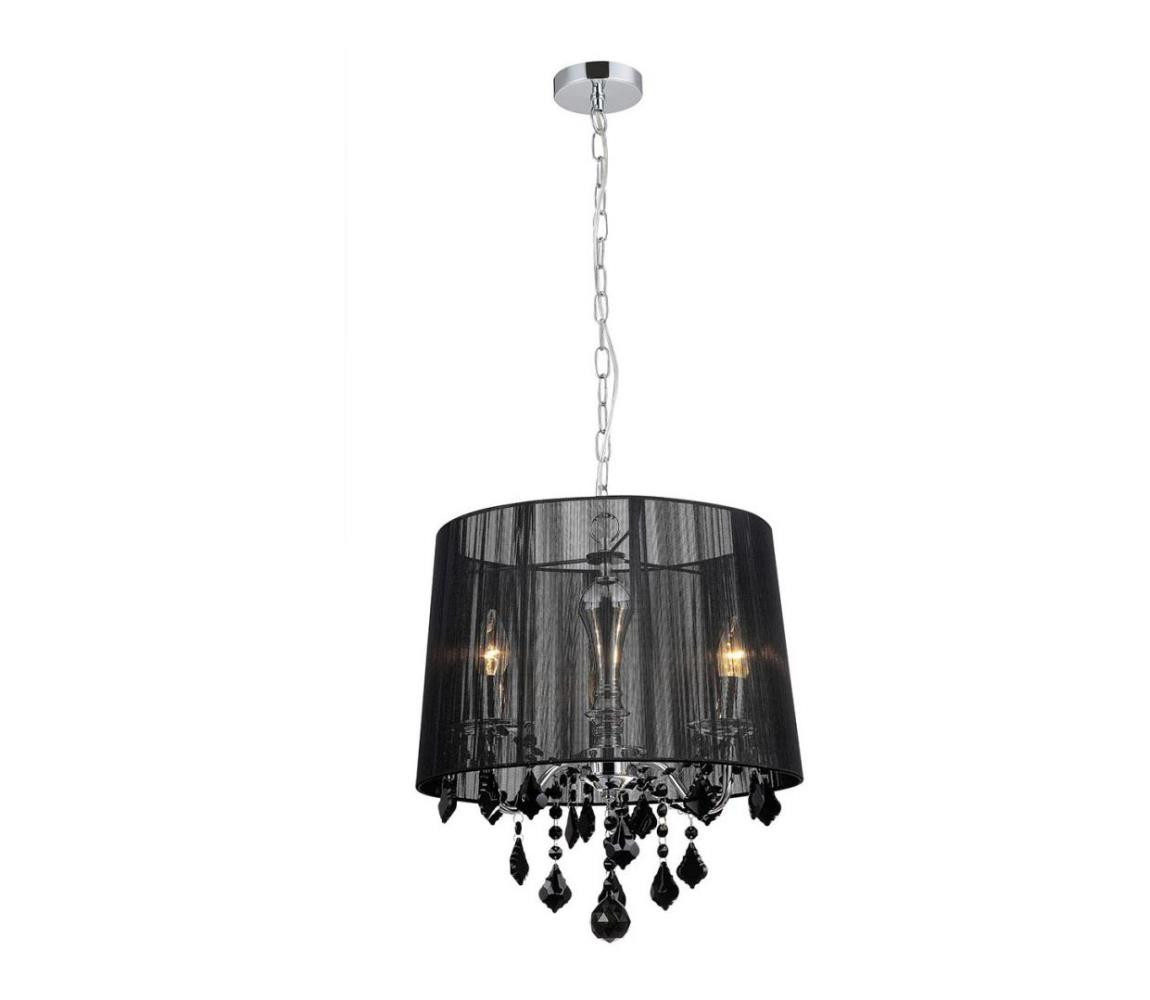 MDM-2572/3 BK - Lustr na řetězu CORNELIA 3xE14/40W/230V