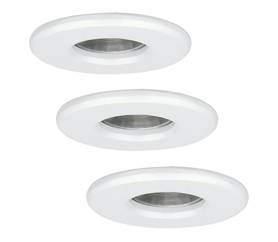 Eglo Eglo 94977 - SADA 3x LED koupelnové svítidlo IGOA 1xGU10/3,3W/230V IP44