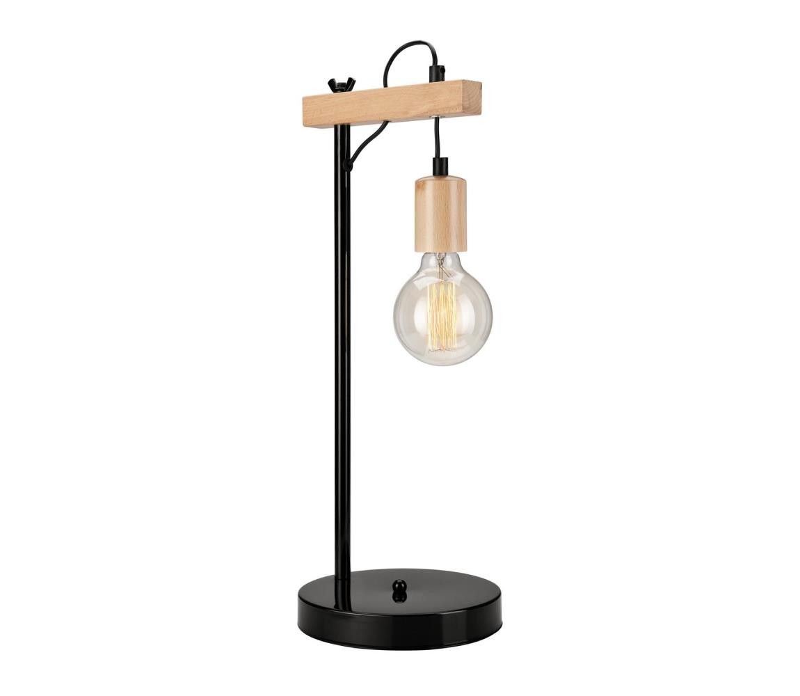 Stolní lampa LEON 1xE27/60W/230V - FSC certifikováno