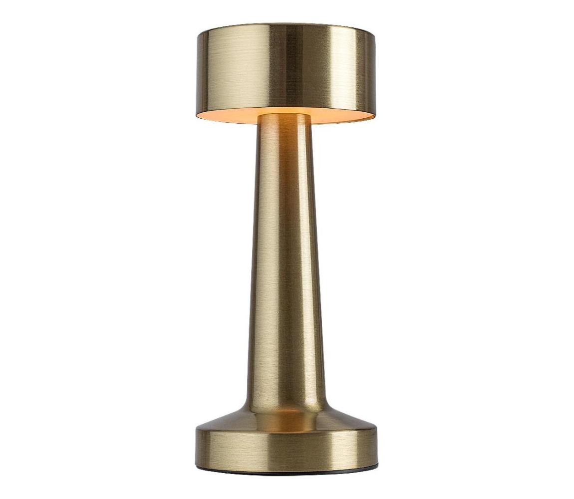 Rabalux Rabalux 74207-LED Nabíjecí dotyková stolní lampa SENAN LED/2,7W/5V 1200mAh zlatá