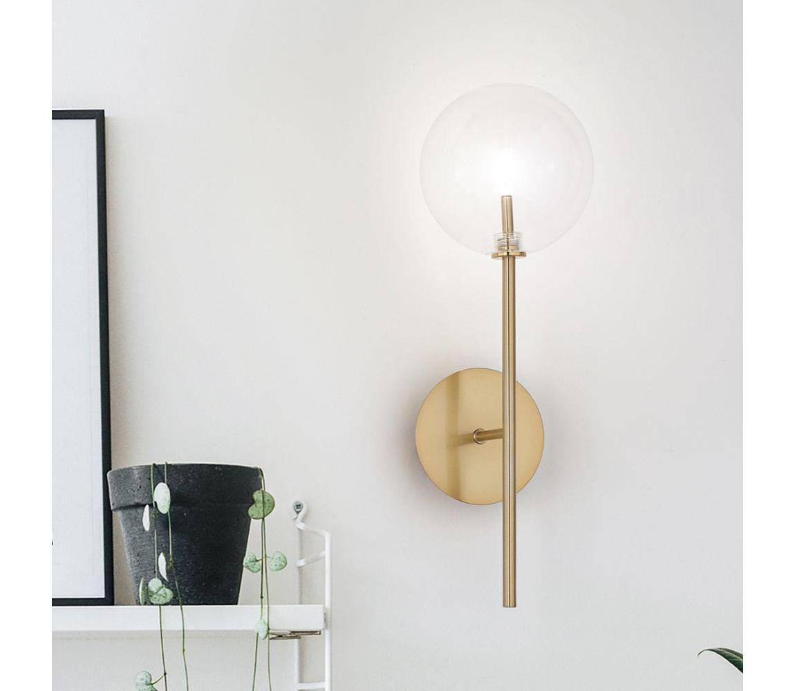 Ideal Lux Ideal Lux - LED Nástěnná lampa EQUINOXE 1xG4/2W/230V mosaz/čirá