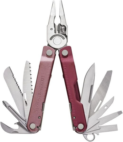 MultiTool Leatherman Rebar Heathered Cranberry 833317