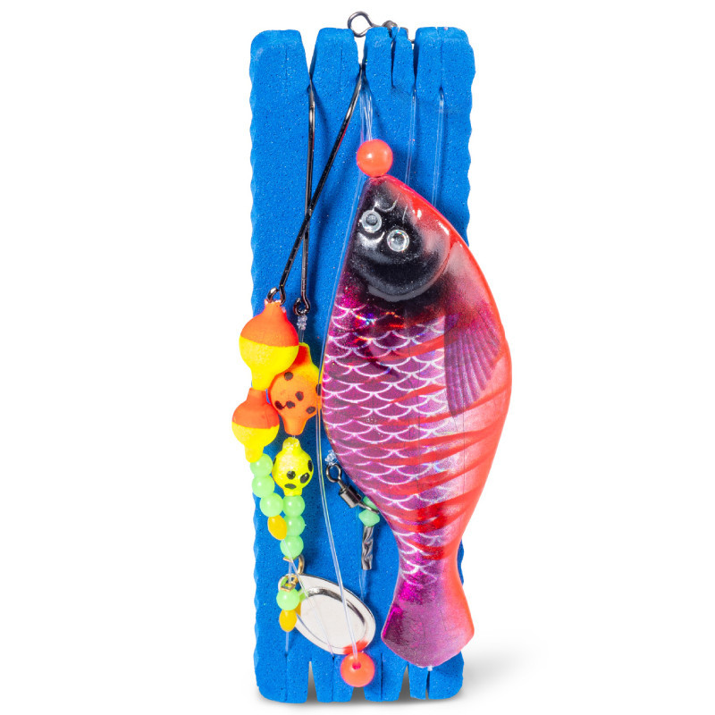 Aquantic návazec Flatfish Spoon Rig Special Red-5315180
