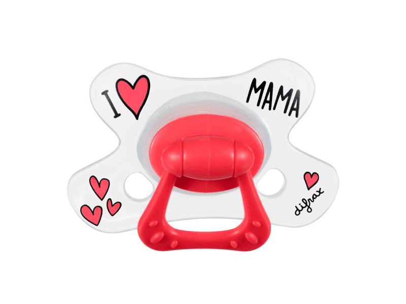 Difrax Dudlík Natural I LOVE MAMA 12+