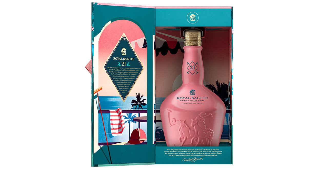 Chivas Regal Royal Salute 21 yo Miami Polo Edition 40% 0,7l