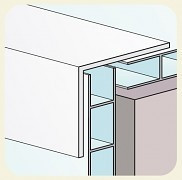 Forte Ottopan DECA110AL - Dokončovací profil OTTOPAN - Univerzální A110 ALUMINIUM