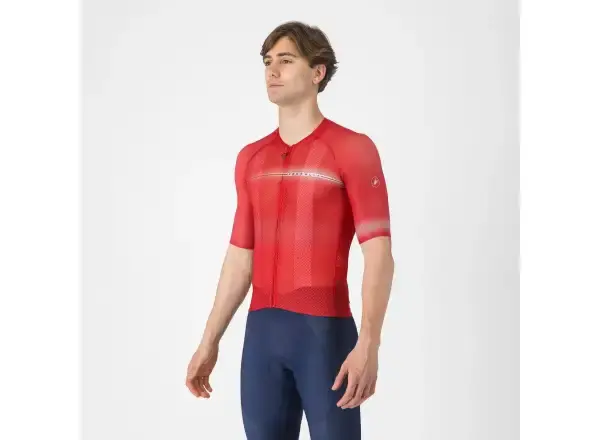 Castelli Climber's A/C pánský dres krátký rukáv Red/Black vel. L