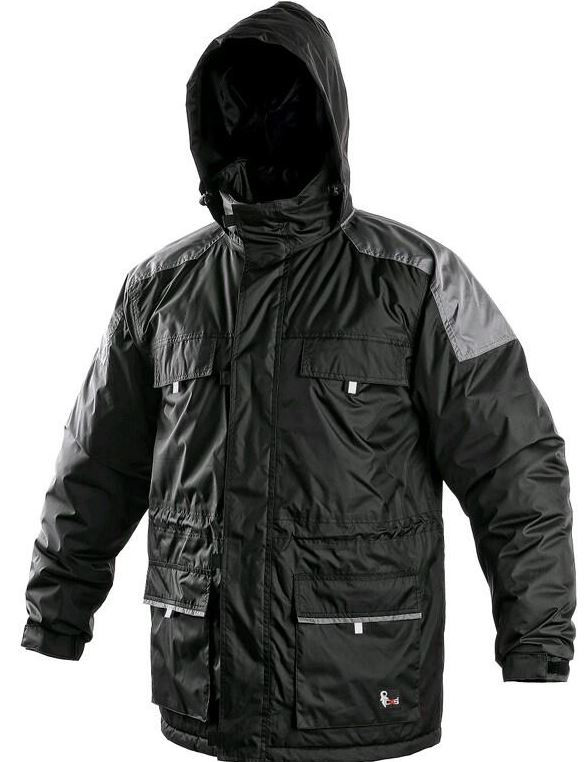 CXS Fremont pánská zimní bunda černo šedá