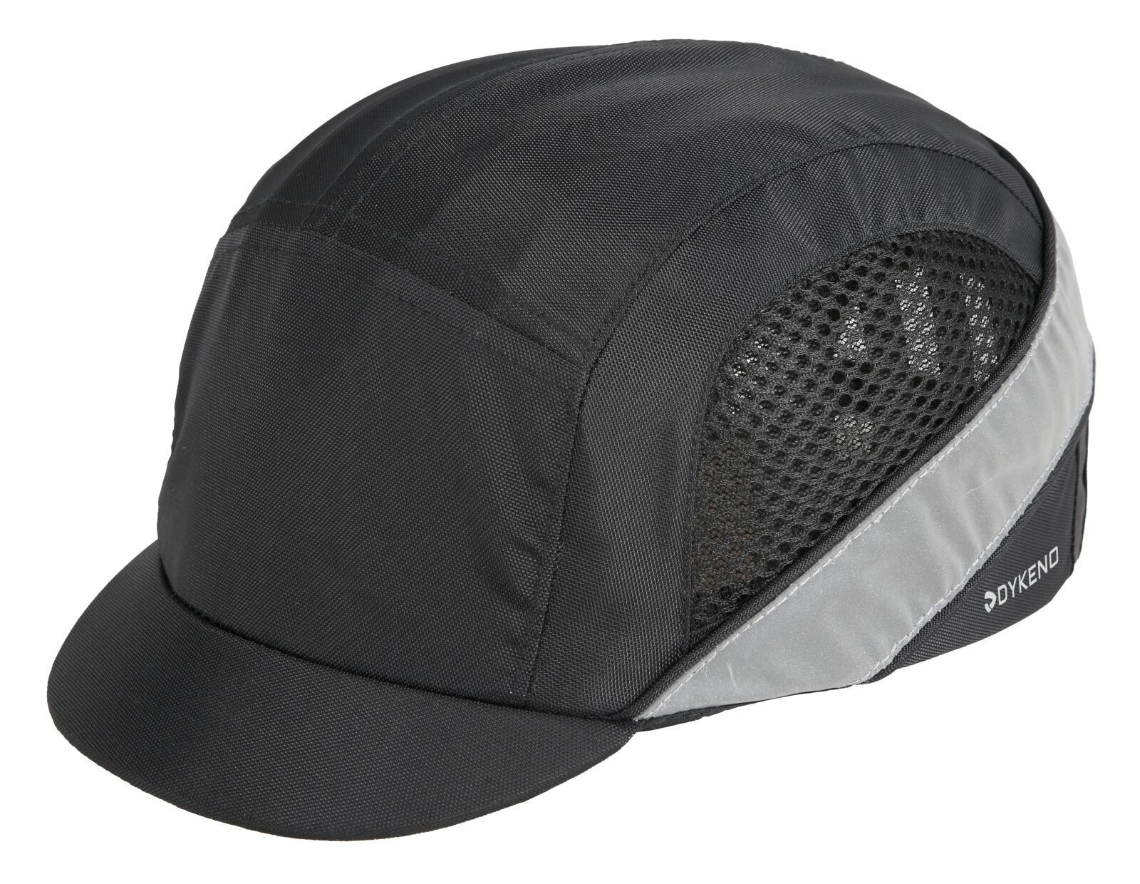 Dykeno ELLPONO ST reflexní čepice s výztuhou zkrácený kšilt černá