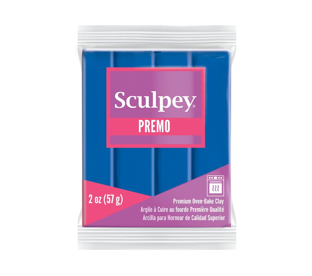 Sculpey PREMO Cobalt Blue Hue kobaltová modrá - 1 ks