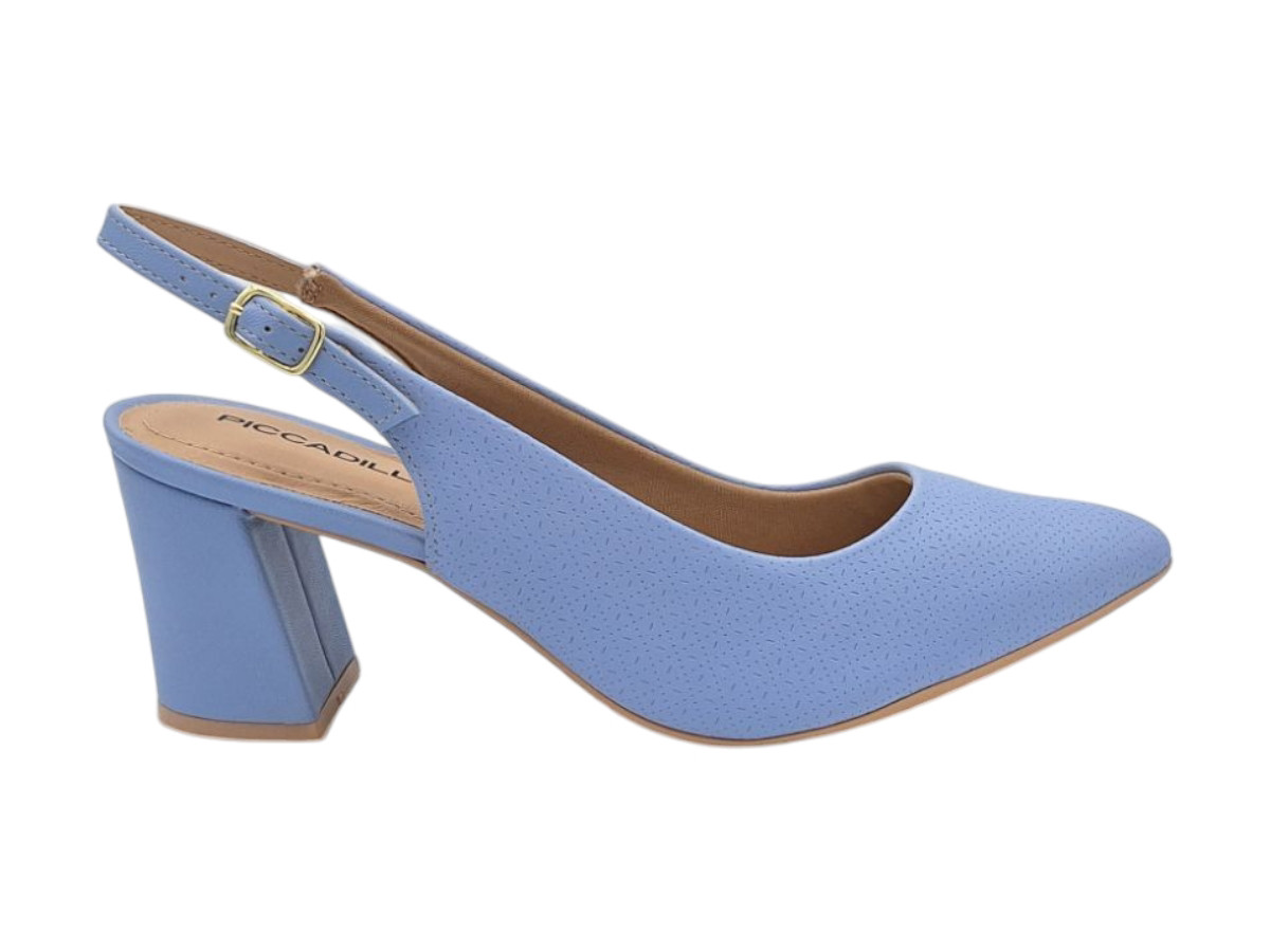 Piccadilly 745145-35 Dámské sandály na podpatku modré 38
