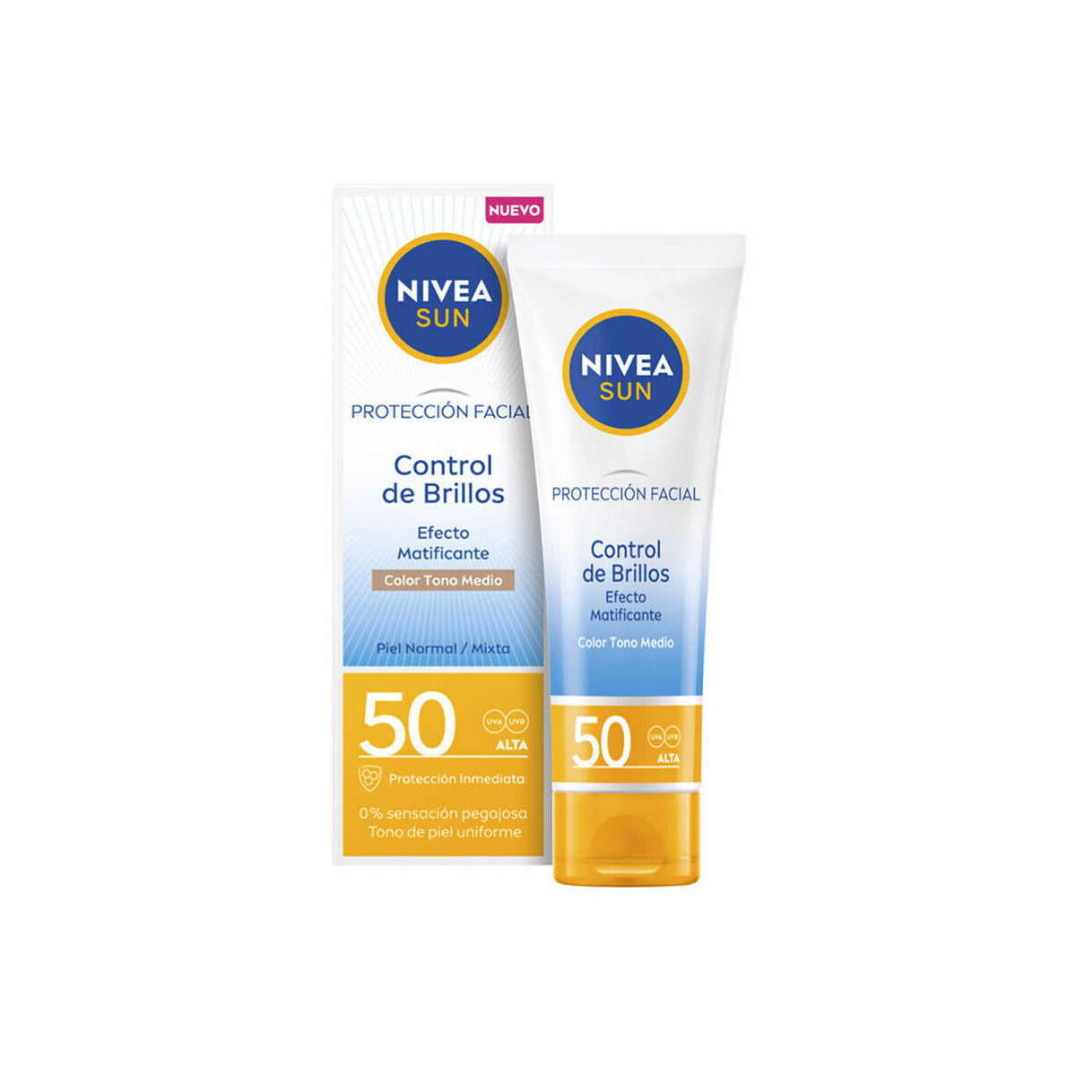 Nivea  Face Sunscreen Shine Control Mattifying SPF50 - Medium