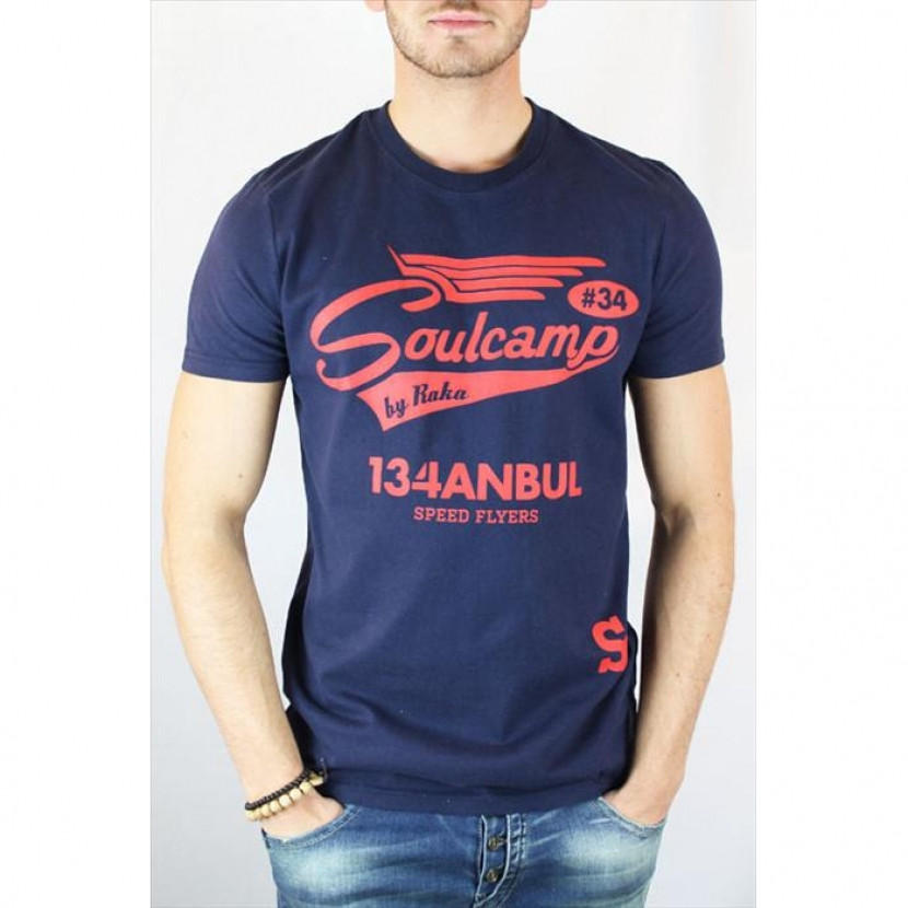 Tričko Soulcamp 134ANBUL - navy, S