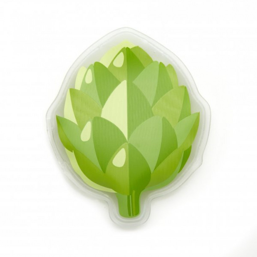 Chladící / hřející polštářek Kikkerland Artyčok - zelený