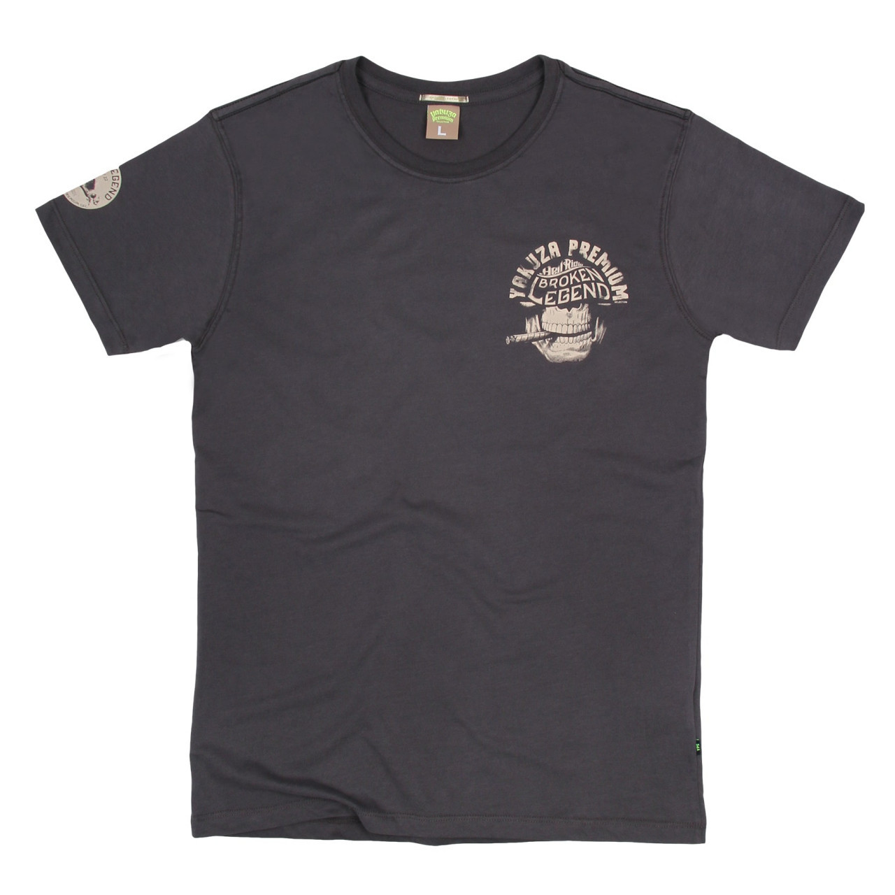 Triko Yakuza Premium Brokle - tmavě šedé, XXL