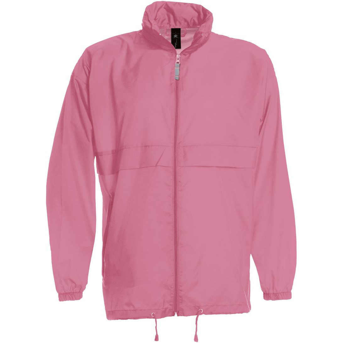 Větrovka bez podšívky B&C Sirocco - světle růžová, S