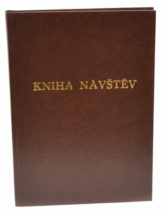 Hospa Kniha návštěv 100 listů - hnědá