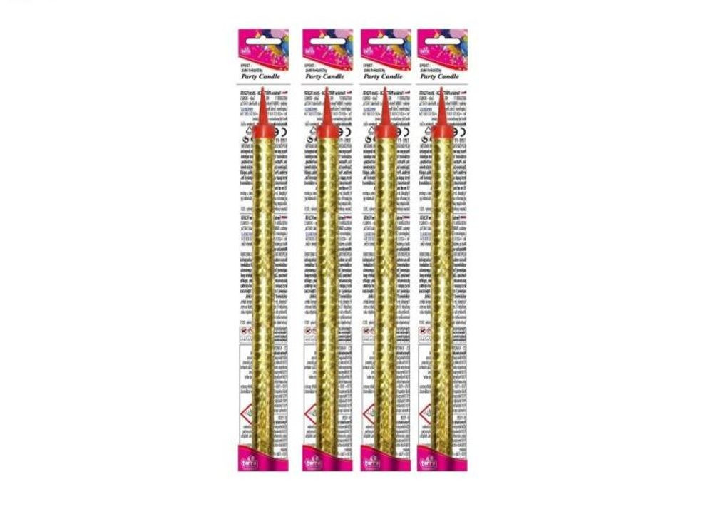 Party fontána na dort 18 cm - 4 ks 60 sec., 4/90/1 - ČÍNA