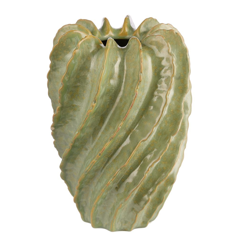 ORGANIC Váza 26 cm - zelená