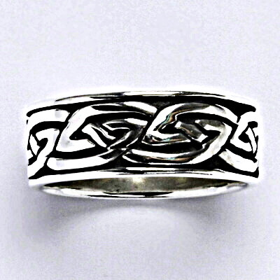 Stříbrný prsten s patinou, prsten ze stříbra,váha 7,83 g