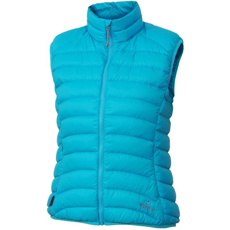 Warmpeace Dámská ultralehká péřová vesta Warmpeace Swan Lady Fresh blue