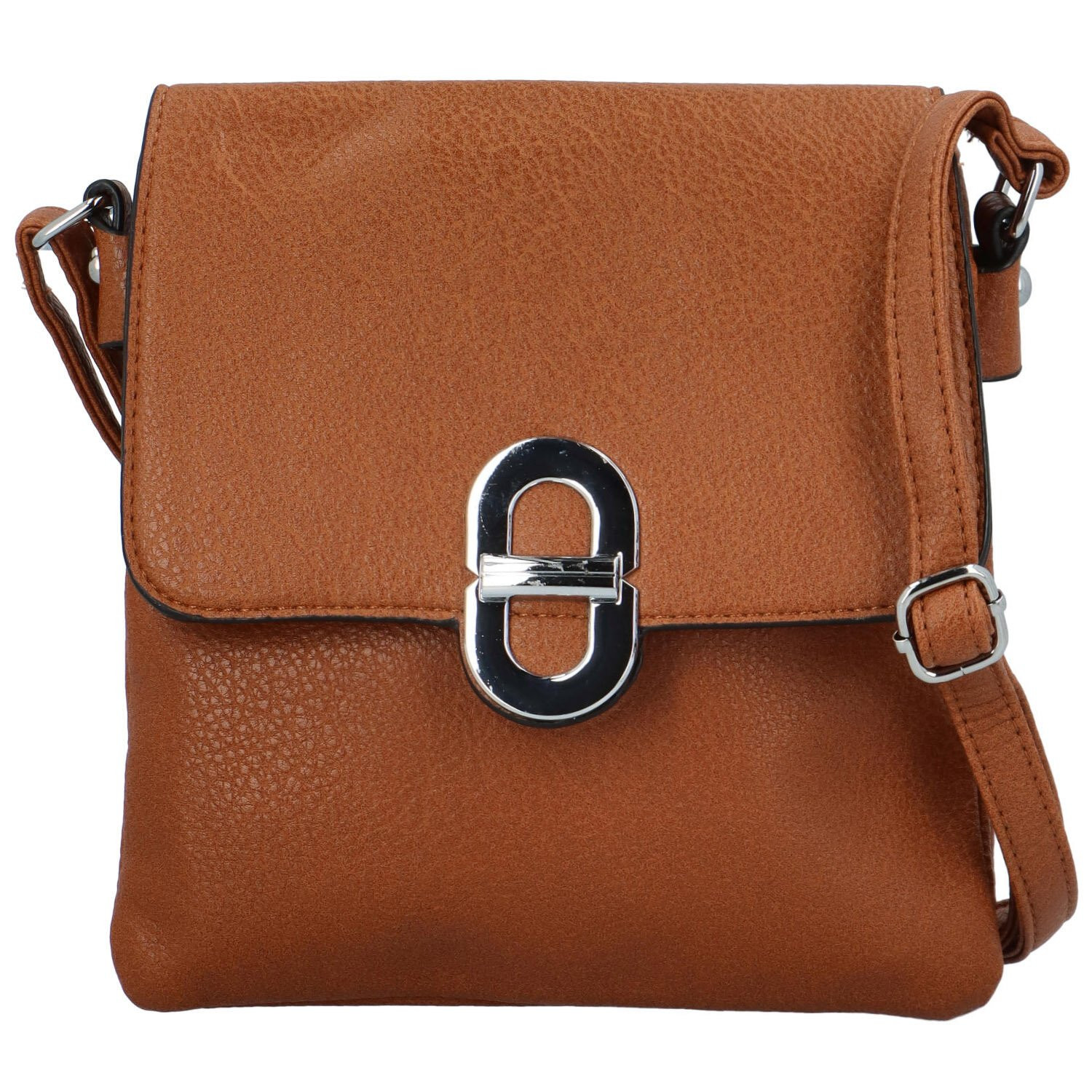 Stylová dámská crossbody Sewtie, hnědá