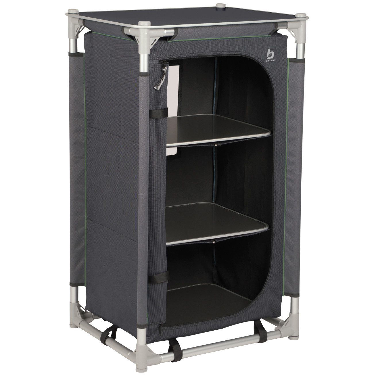Kempingová skříň Bo-Camp Emerald low Barva: tmavě šedá