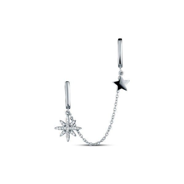 Náušnice se syntetickými kameny 136-391-23590E-0000