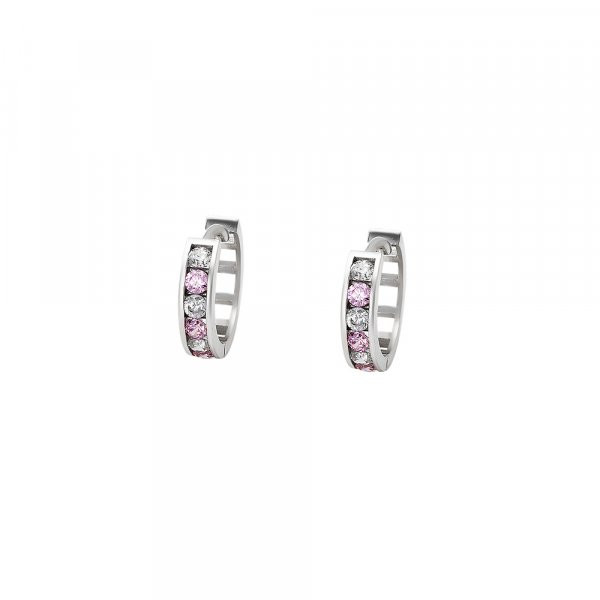 Náušnice se syntetickými kameny 336-087-001722 1.30g